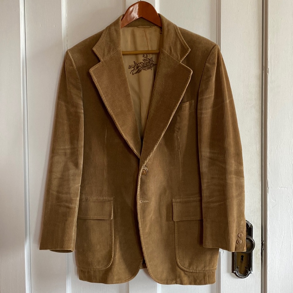 Tan Corduroy Blazer - 44R - 100% Cotton